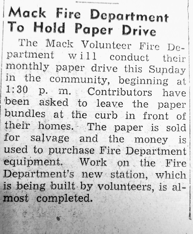 MVFD Paper Drive 1946.jpg