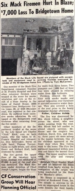 1962 Daniel House Glenmont Ln House Fire Article.jpg